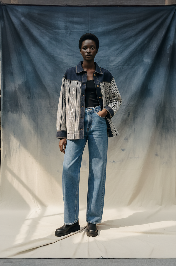 Khitwa - Denim & Knit Jacket
