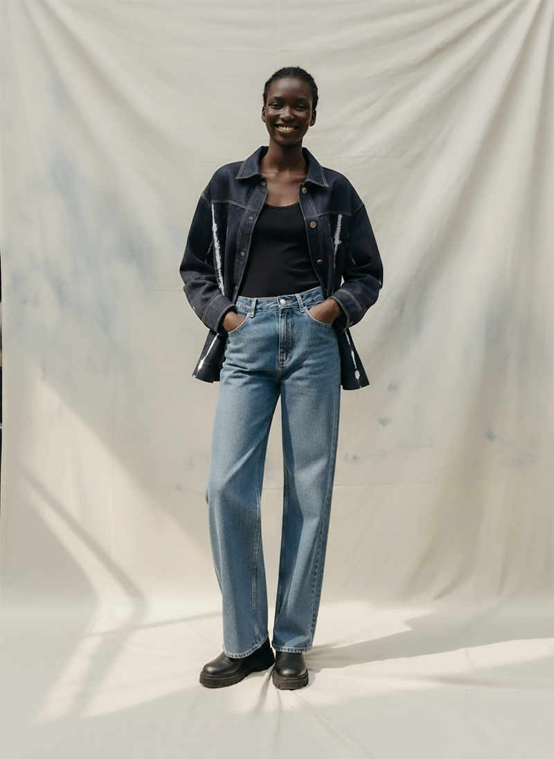 Khitwa - Denim & Knit Jacket