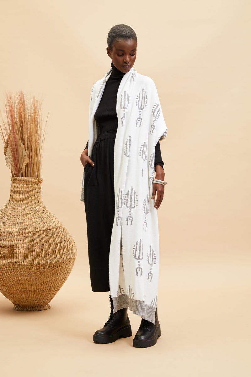 Kichana Wrap - Stone White