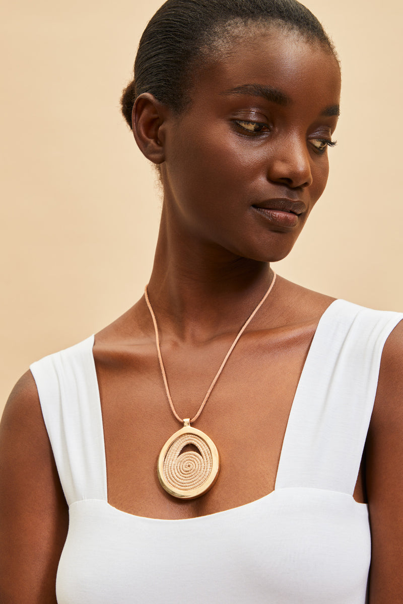 Bongani Necklace Sand