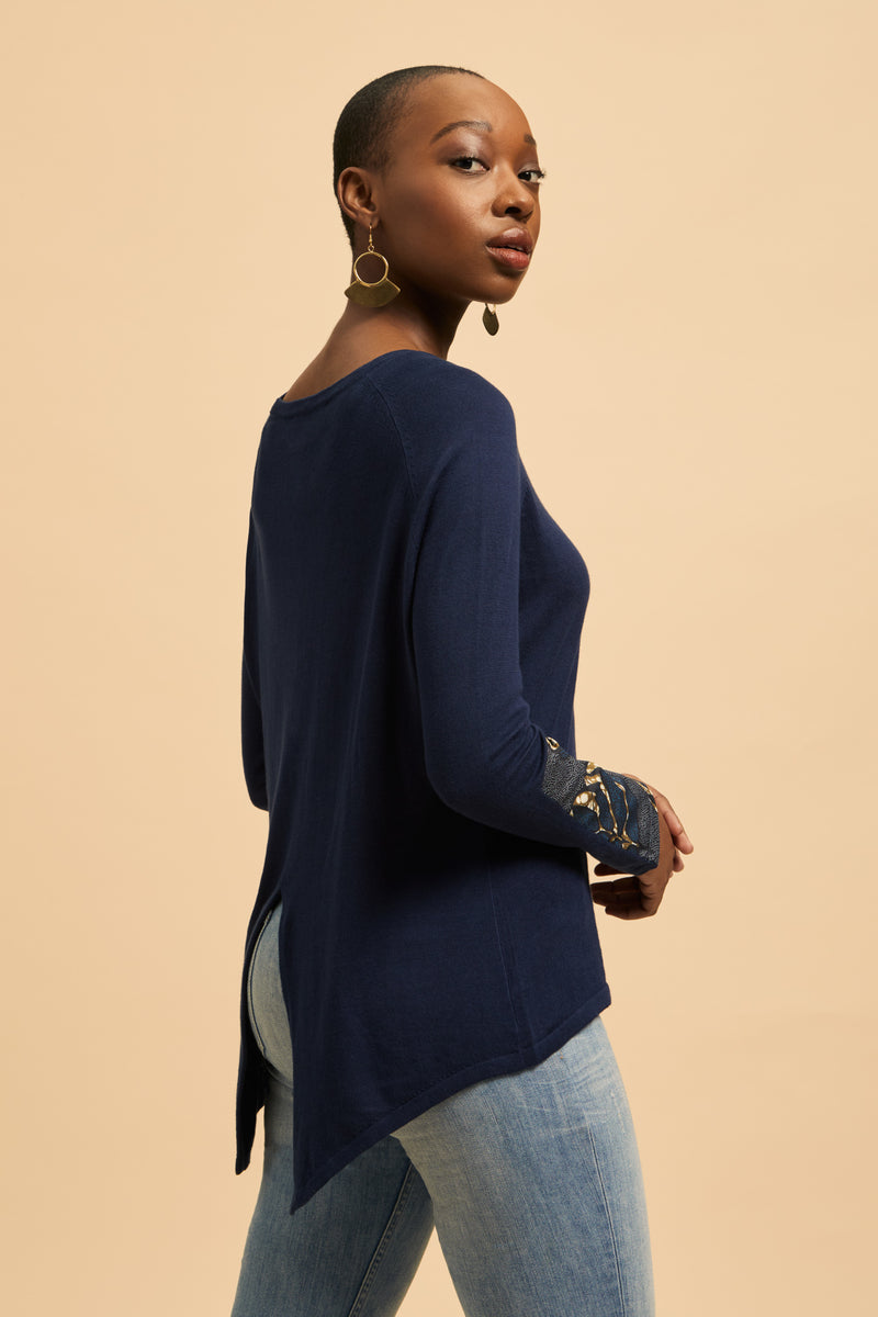 Womens Blue Sweater